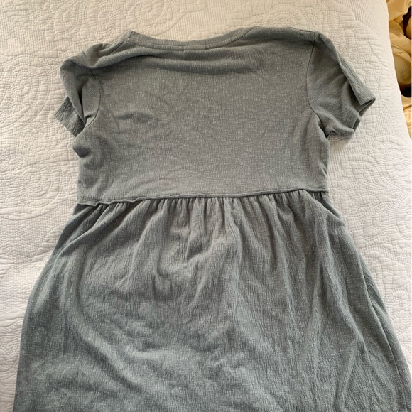 Truself Light Blue Tshirt Dress - Picture 2 of 4
